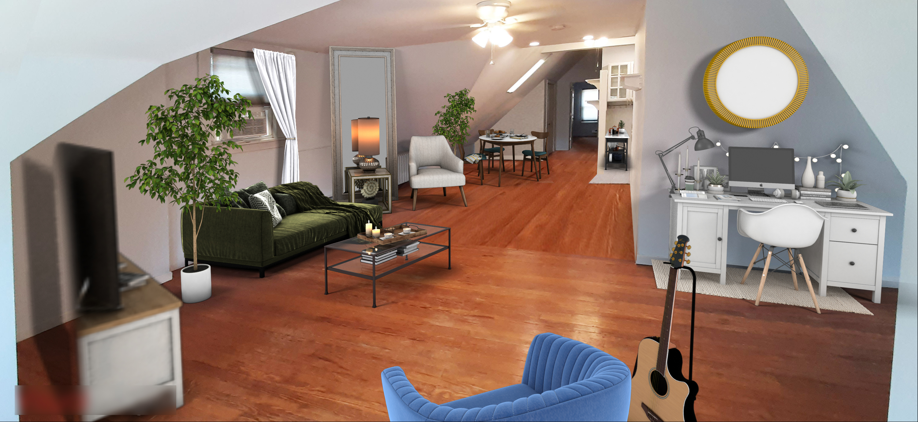 422 valley 3rd - Open Space - STAGED 422 valley 3rd - Open Space - STAGED